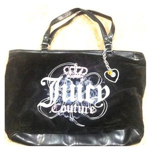 Juicy Couture: large black tote.